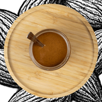 ALMOND • with skin. creamy paste of roasted kernels. no additives.