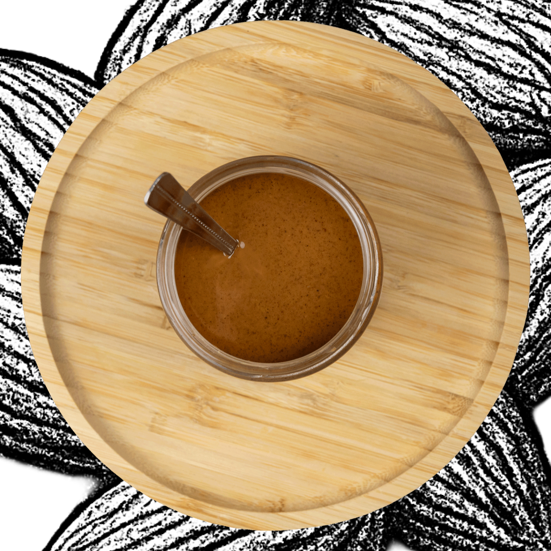 AMÊNDOA • com pele. pasta cremosa de miolo torrado. sem aditivos. 