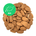 ALMONDS • with skin. raw. no additives. organic.