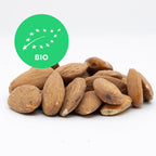ALMONDS • with skin. raw. no additives. organic.