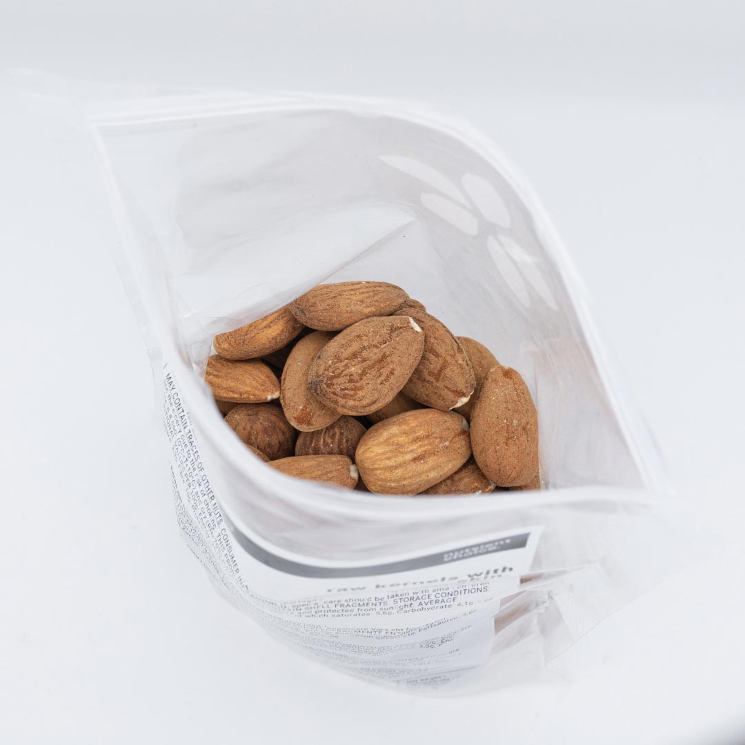 ALMONDS • with skin. no additives.