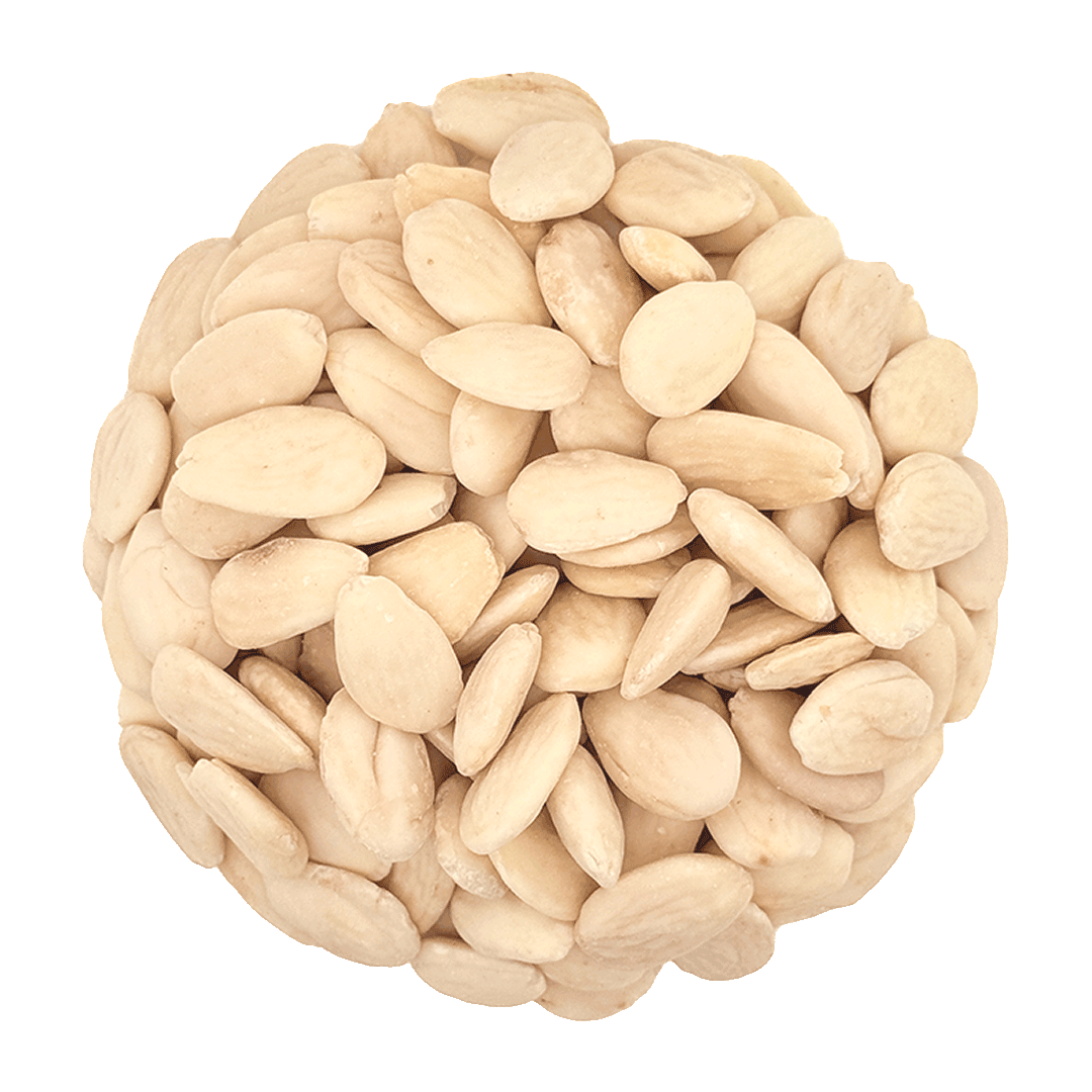 ALMONDS • skinless. no additives.