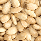 Close-up of a pile of roasted almonds