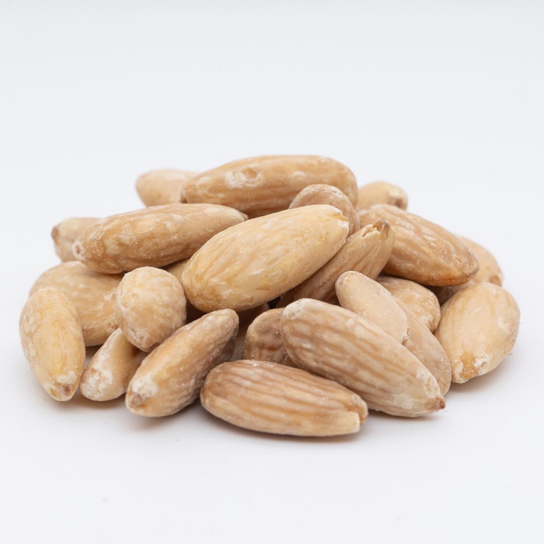 ALMONDS • skinless. roasted. no additives.