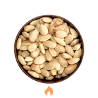 Bowl of roasted almonds 