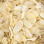 Close-up of sliced almonds