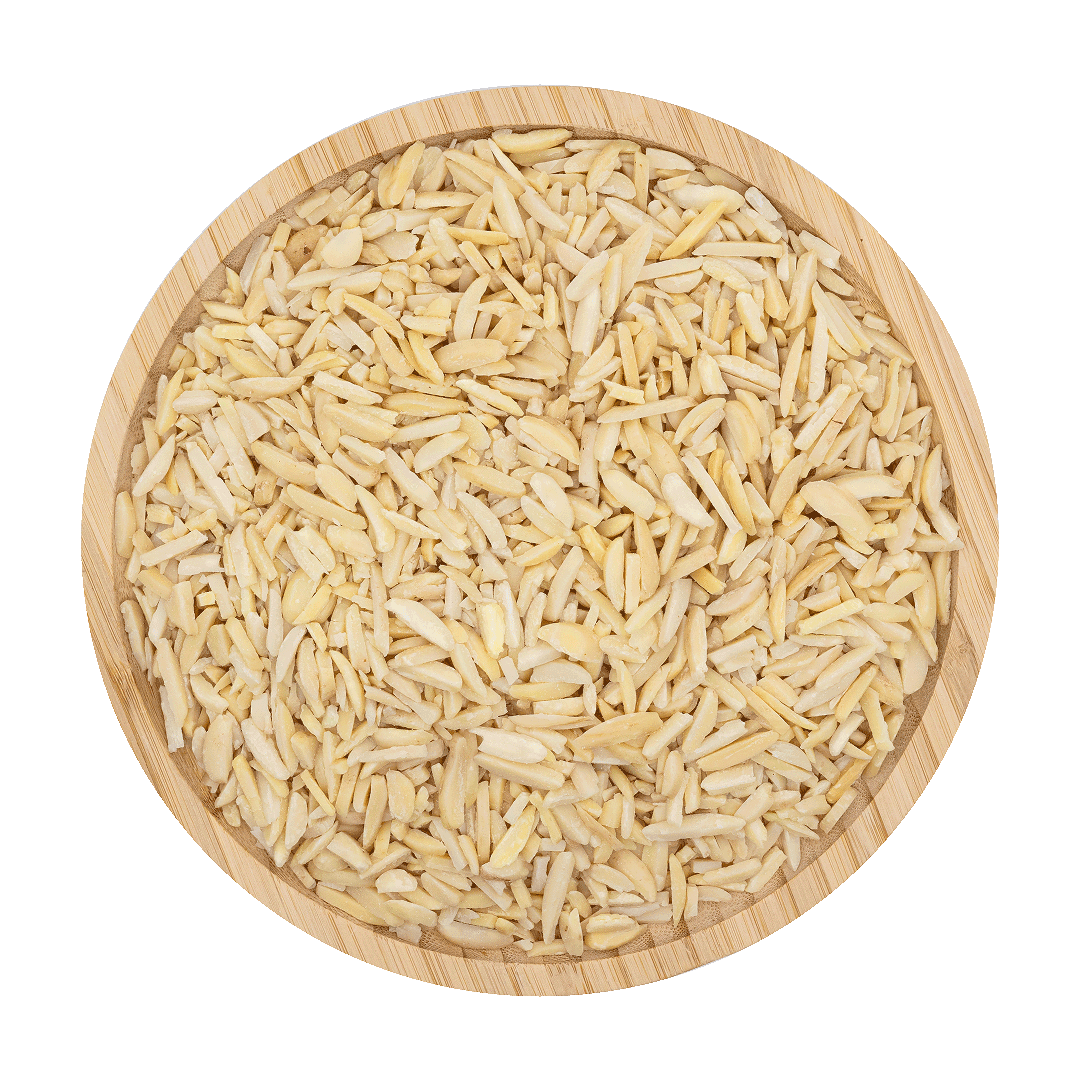 ALMOND • skinless. slivers. no additives.