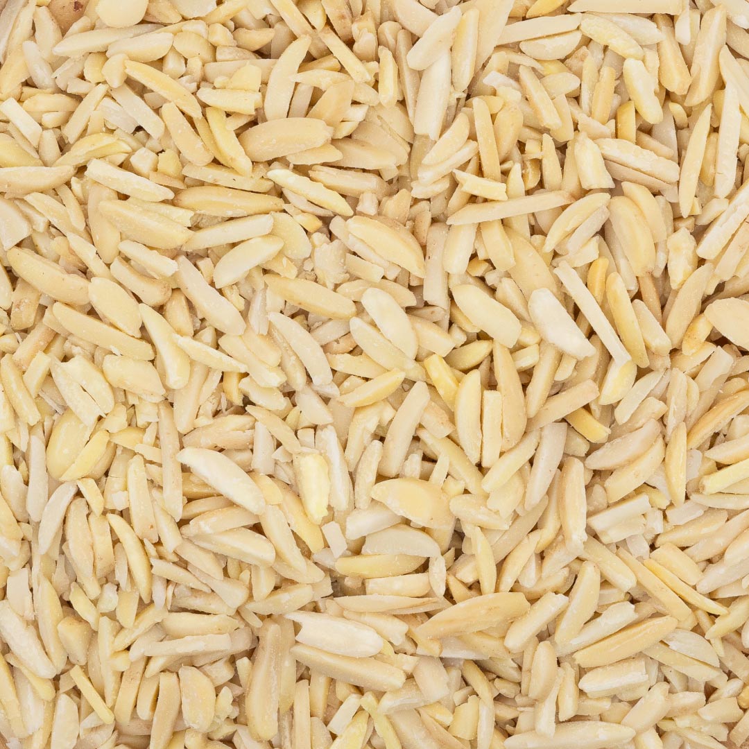 ALMOND • skinless. slivers. no additives.
