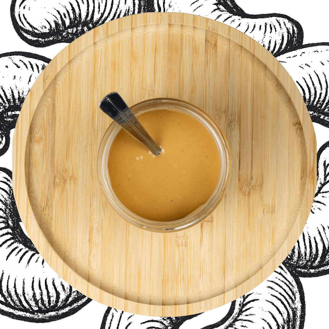 CASHEW • creamy paste of roasted kernels. 90%10 blended with hazelnut. no additives.