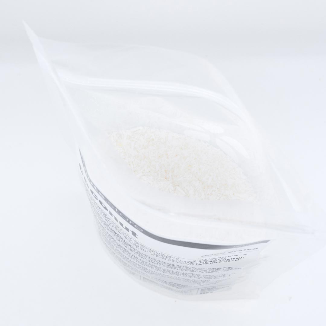 COCONUT • dried. grated. no additives.