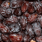 Close-up of dark brown raisins