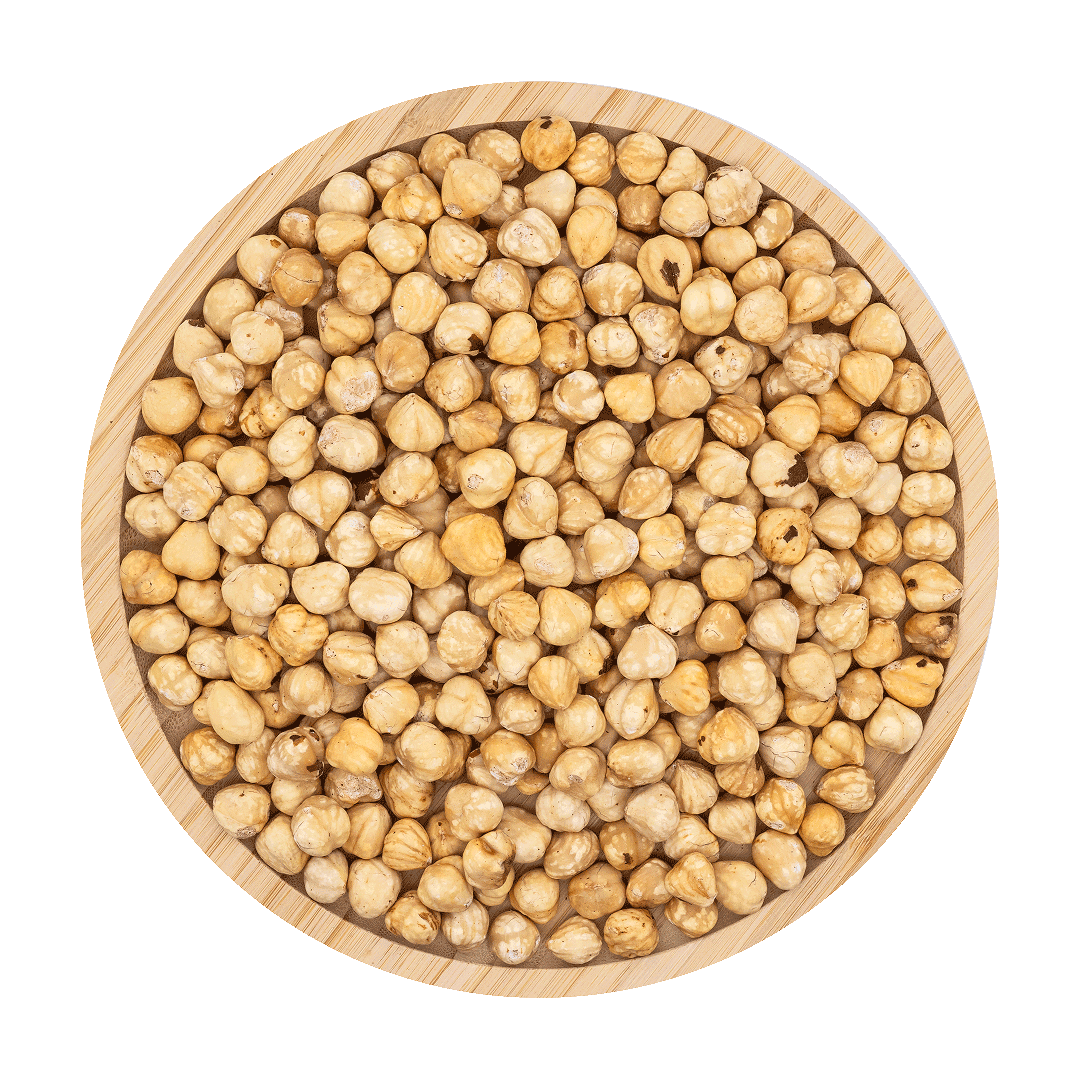 HAZELNUTS • skinless. roasted. no additives.