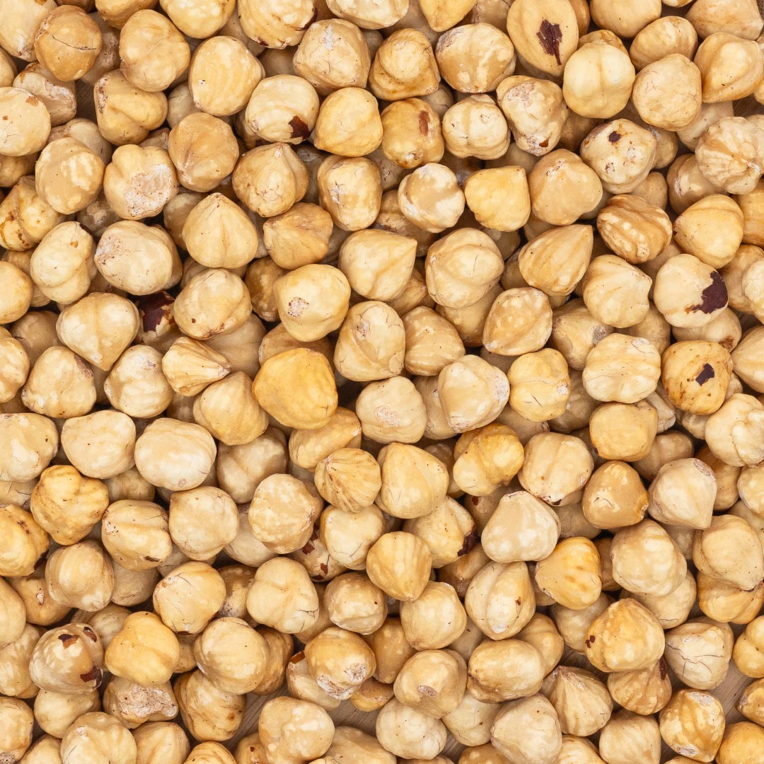 HAZELNUTS • skinless. roasted. no additives.