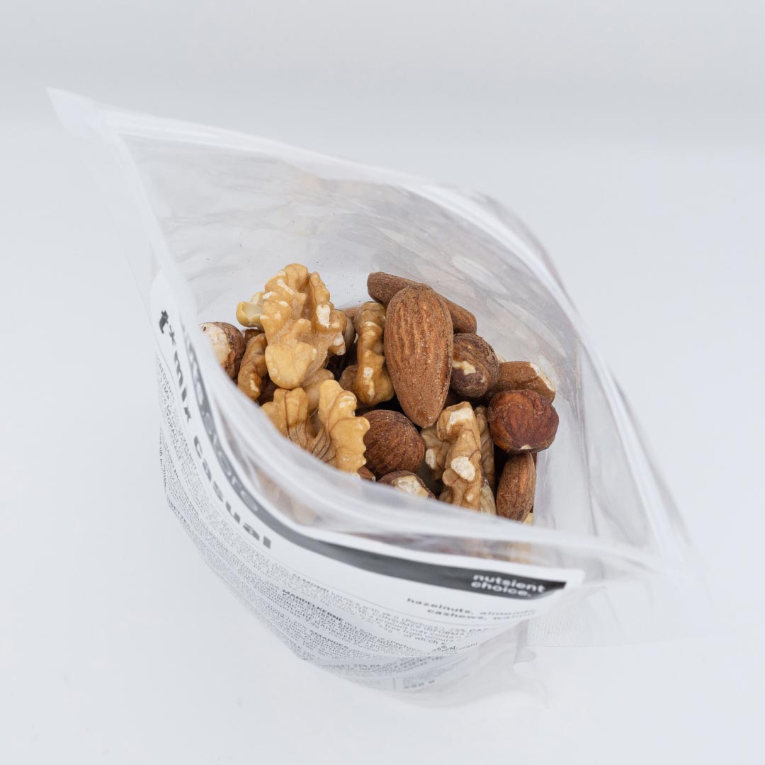 T*MIX CASUAL • avelãs, amêndoas, cajus, nozes. sem aditivos.