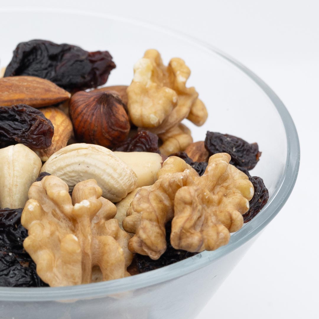 T*MIX DELUXE • hazelnuts, almonds, cashews, walnuts, brazil nuts, raisins.