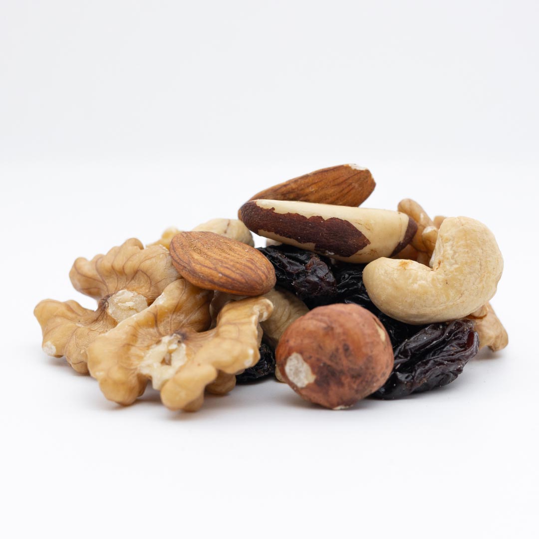 T*MIX DELUXE • hazelnuts, almonds, cashews, walnuts, brazil nuts, raisins.