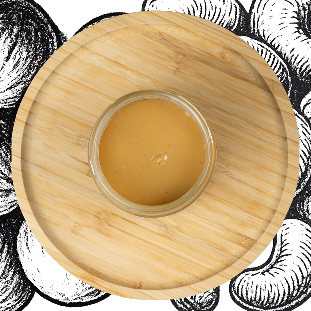 HAZELNUT + CASHEW • 50%50 creamy paste mix. skinless roasted kernels. no additives.