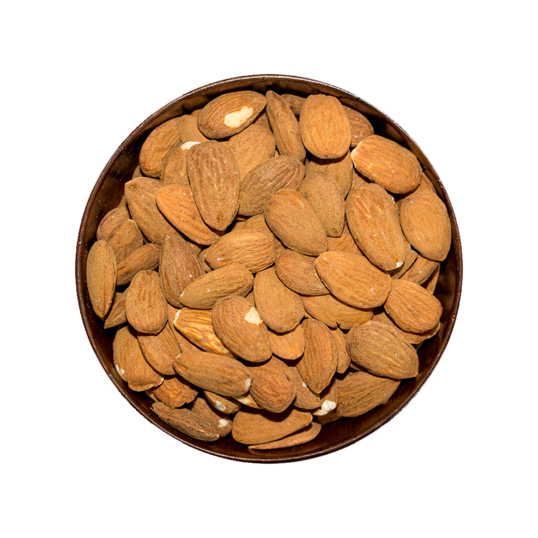 ALMOND • raw kernels with skin. no additives.