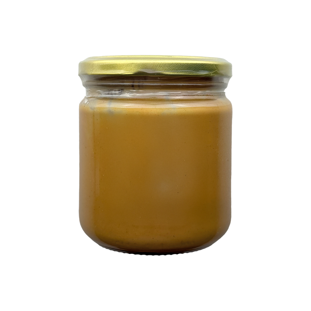 CASHEW • creamy paste of skinless roasted kernels. 90%10 blended with hazelnut. no additives.