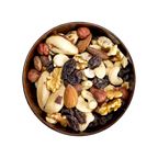 T*MIX DELUXE • hazelnuts, almonds, cashews, walnut, brazil nuts, raisins.