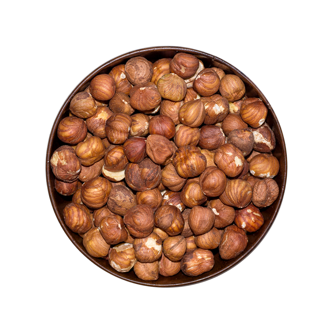 HAZELNUT • raw kernels with skin. no additives.